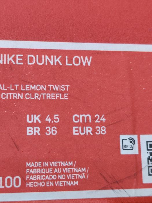 Nike Dunk Low-38 номер -120лв
