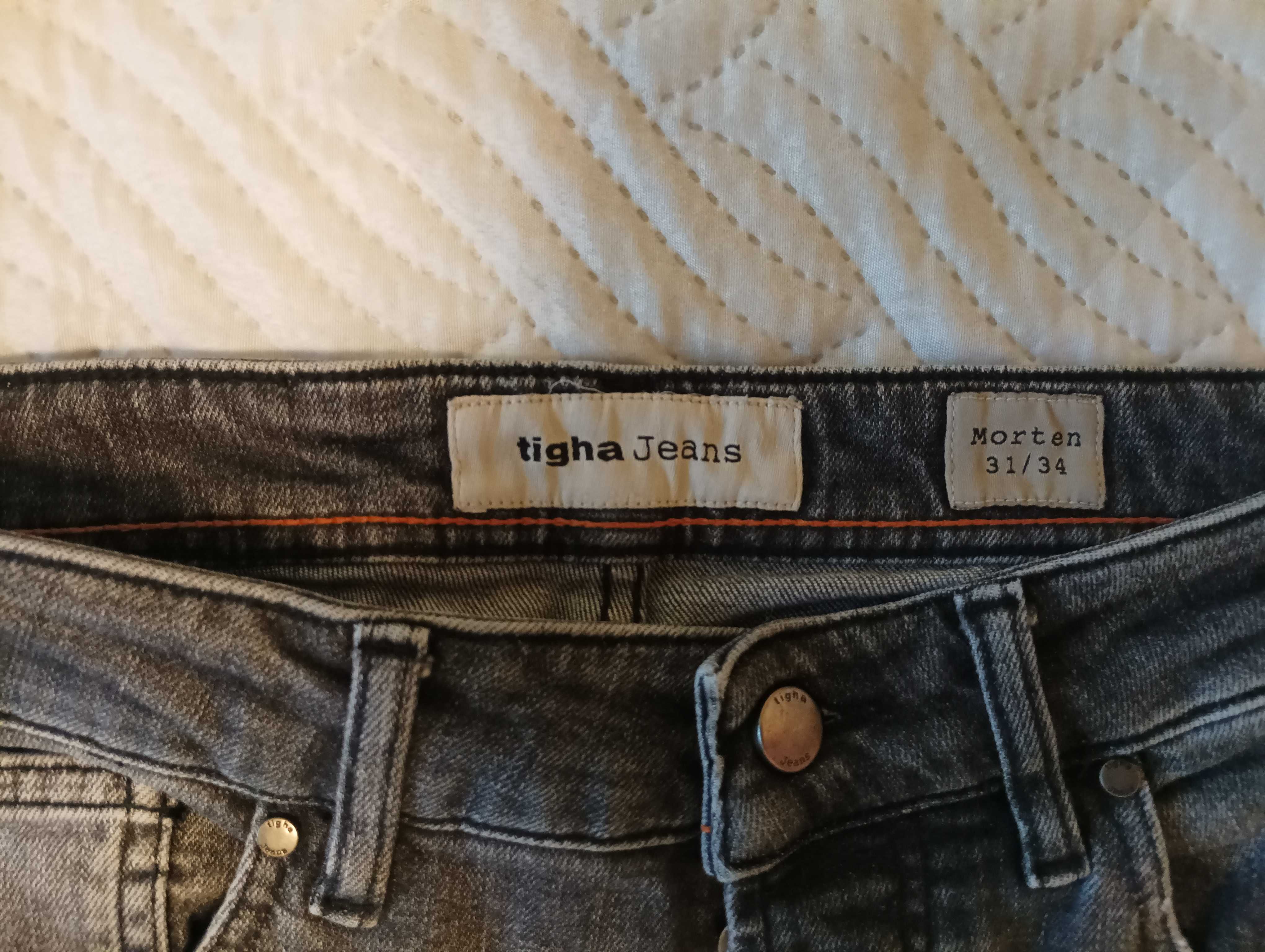 Мъжки дънки, Tigha Jeans, Morten 31/34 използвано - 5-6 пъти