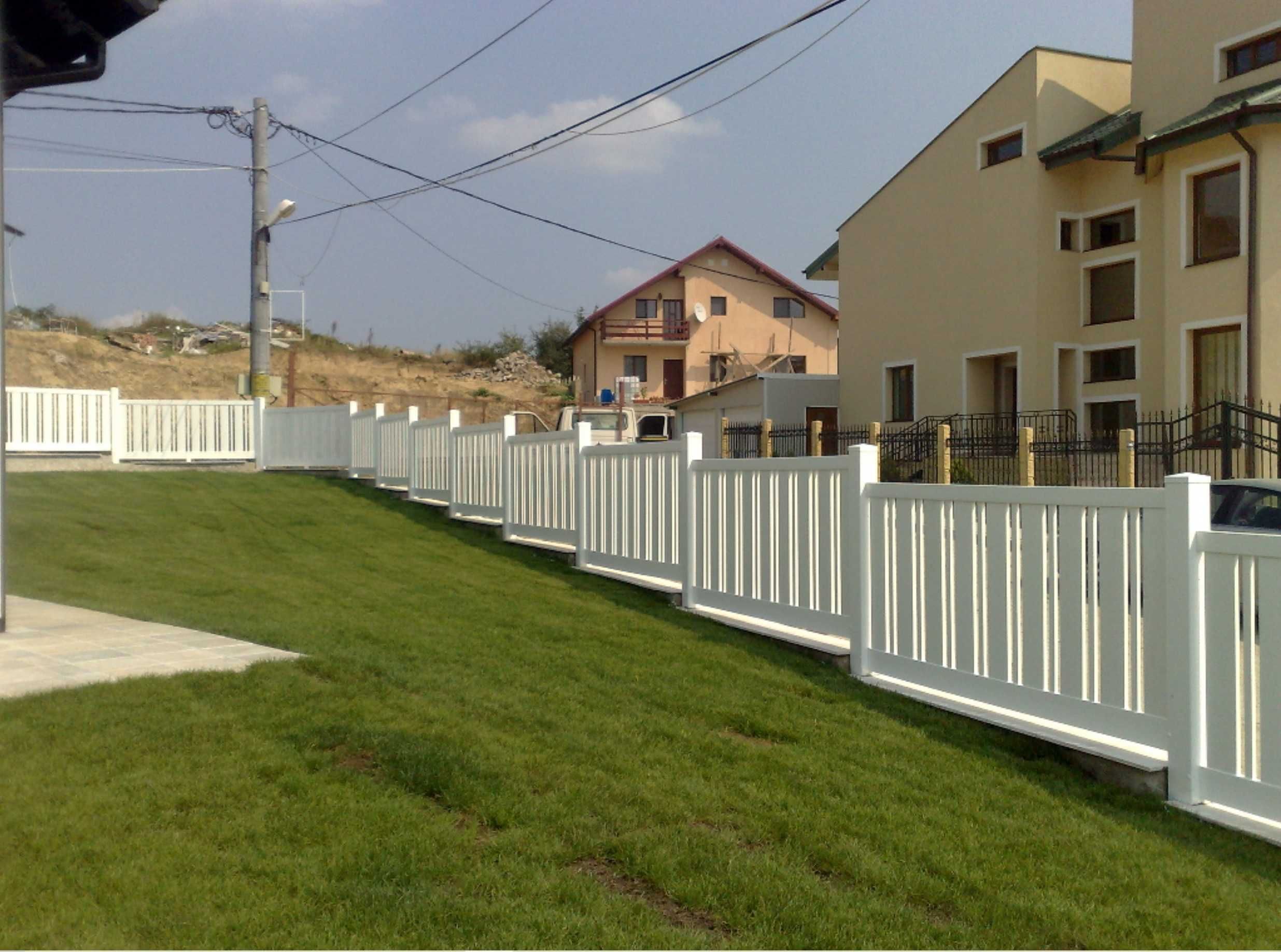 Gard PVC alb 400m 25E/ml