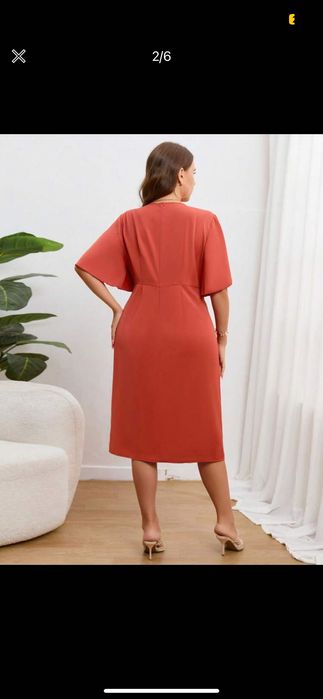 Vand Rochie portocalie