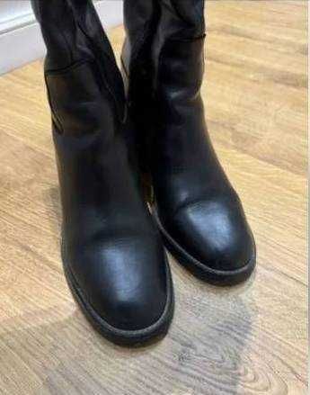 Классические зимние кожаные сапоги BASCONI