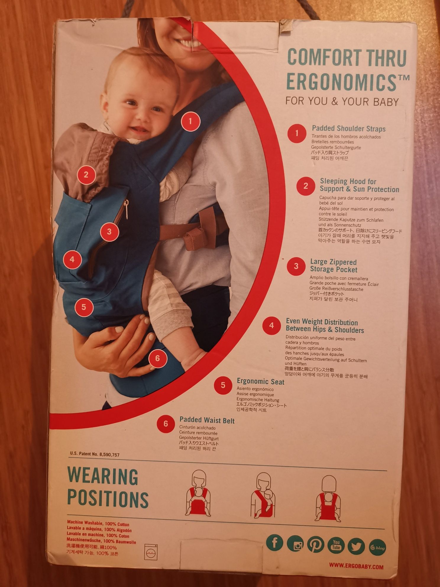 Ergobaby Comfort THRU Ergonomics