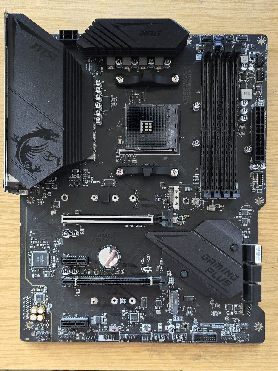Дънна платка MSI B550 Gaming Plus AM4, работеща с проблем