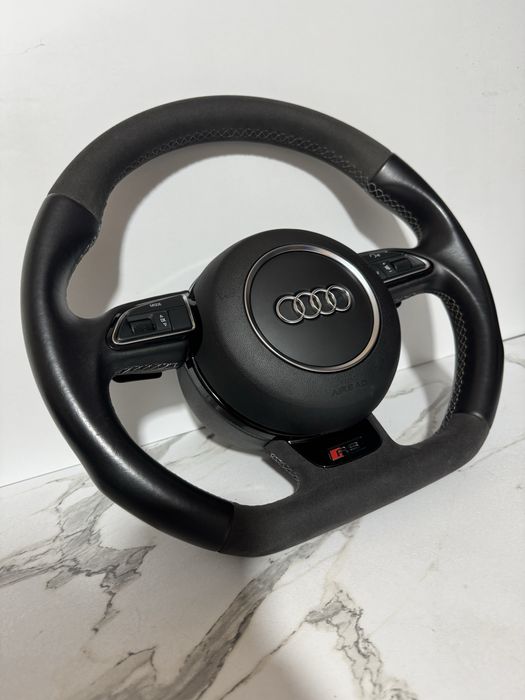 волан ауди audi алкантара с пера