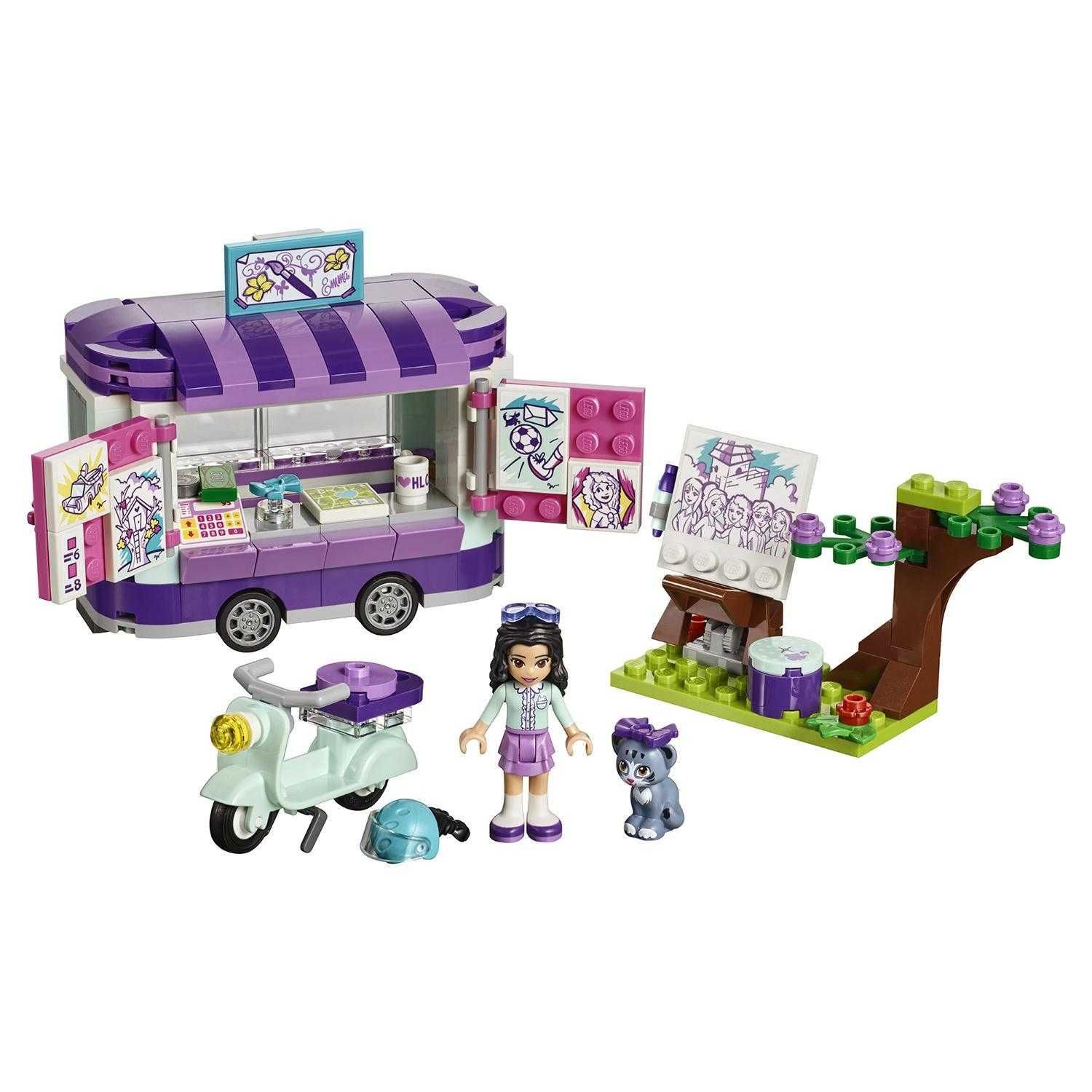 LEGO Friends: Передвижная творческая мастерская Эммы 41332 игрушка