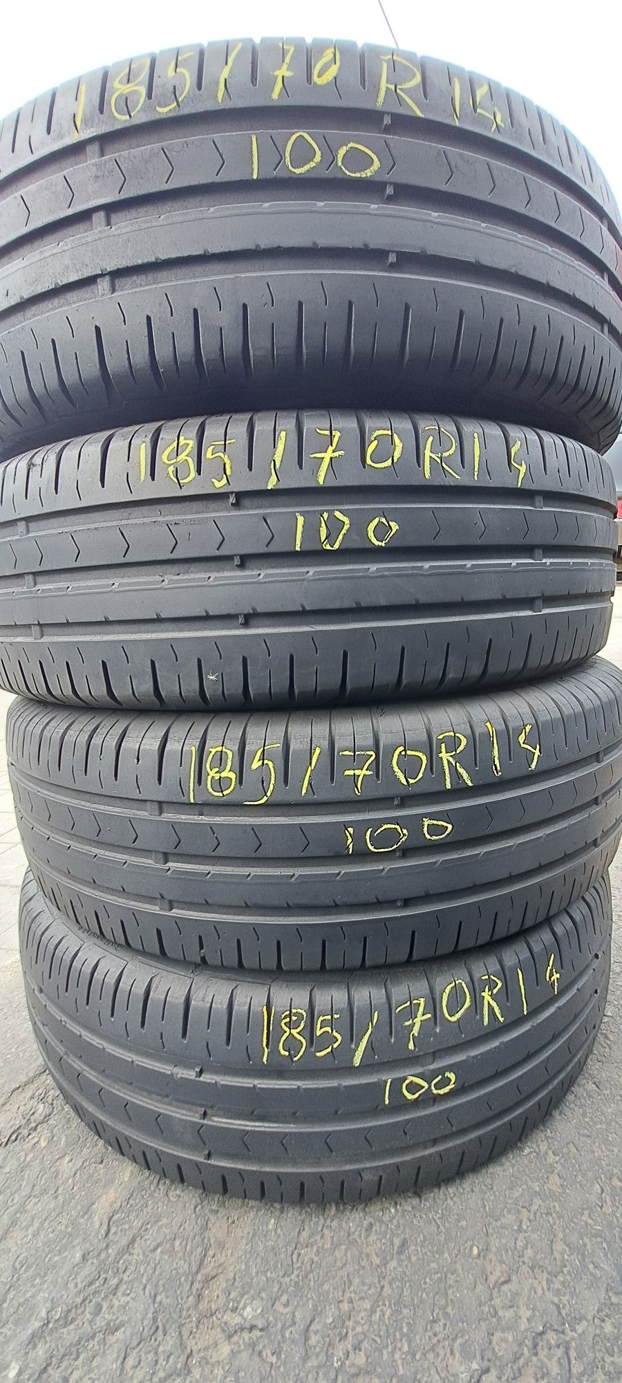 4 anvelope vara 185/70r14 Continental 2018 Montaj Gratuit