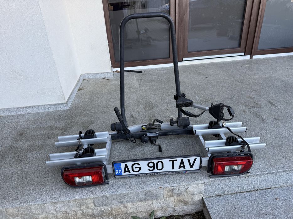 Suport 2 biciclete carlig auto