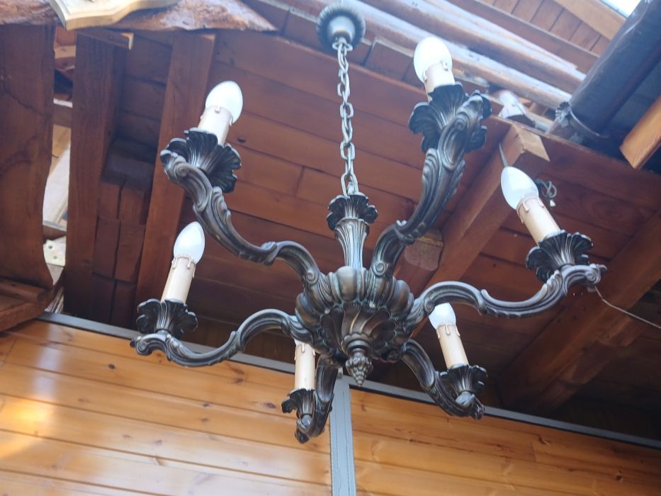 Candelabru bronz masiv