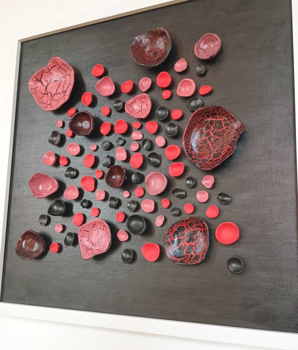 Tablou abstract modern – lucrare originală, realizată manual