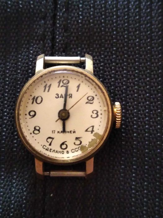 Часы женские СССР позолота
