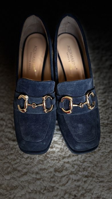 Жестоки обувки! Естествен велур/ Aguamarin