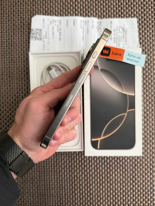 НОВ!/*ЛИЗИНГ*/ iPhone 16 Pro 128Gb Natural Titanium 24М гаранция