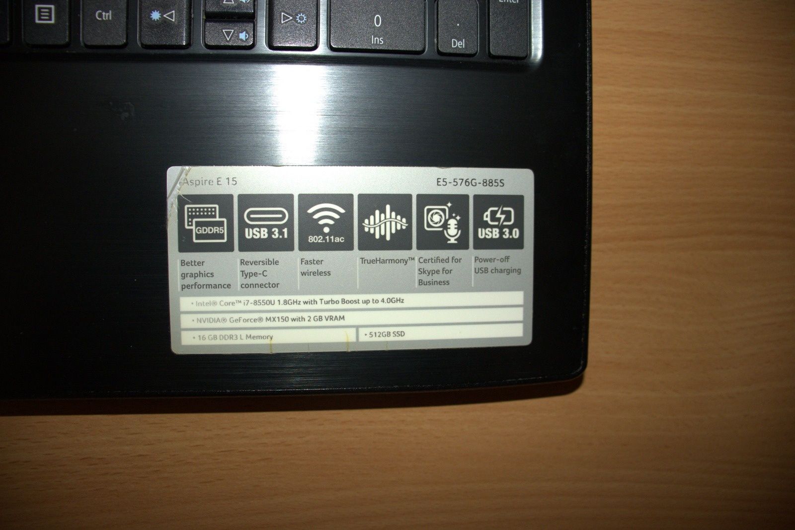Laptopul, Acer aspire E, E5-576G-885S
Pretul e n