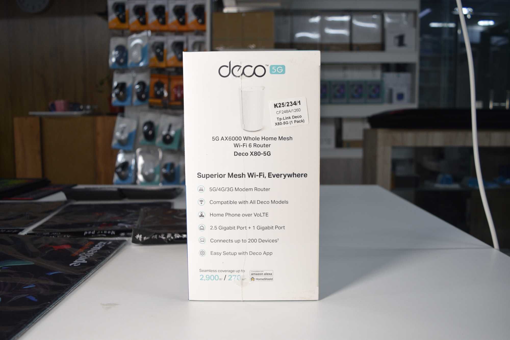 Wi-Fi Роутер TP-Link Deco X80-5G AX6000