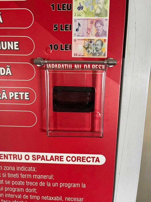 Protectie exterioara transparenta Jetoniera / Bancnotiera Spalatorie