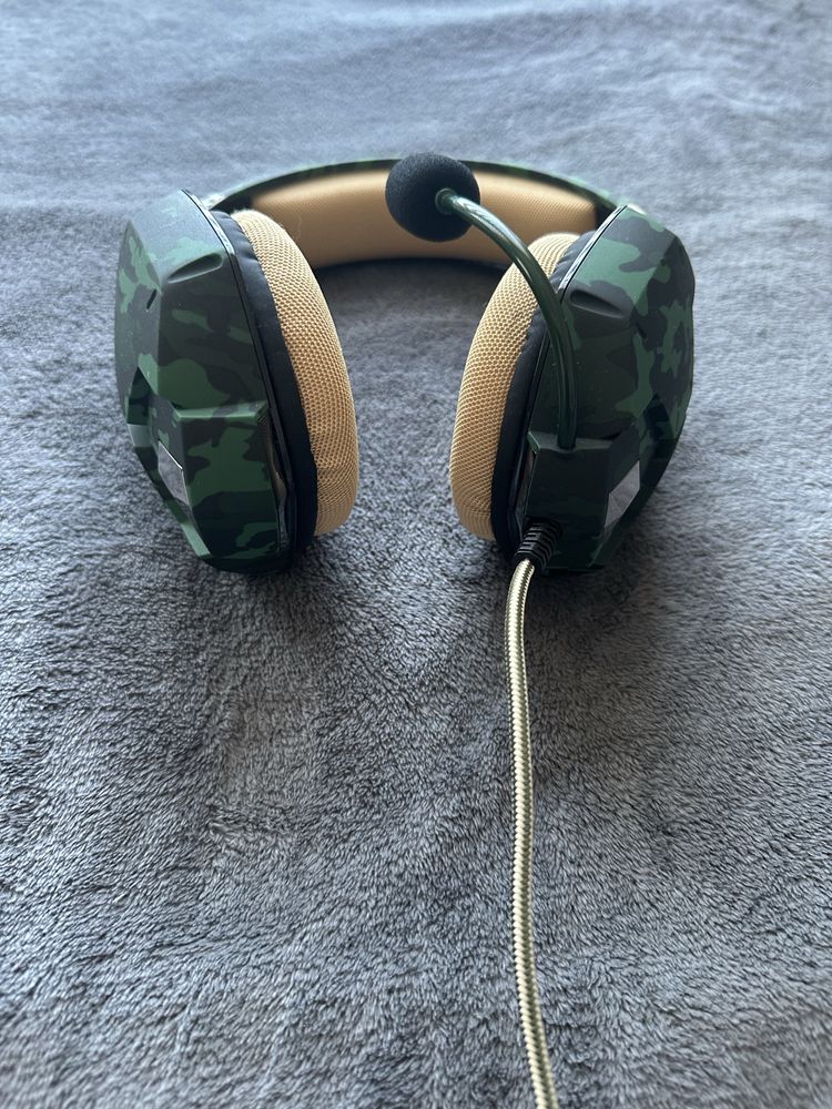 Слушалки Gaming Trust GXT 322C, Green Camouflage