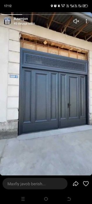 Temir darvozalar гаражные ворота