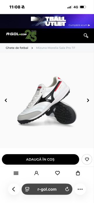 Ghete de fotbal sintetic Mizuno Morelia Sala Pro