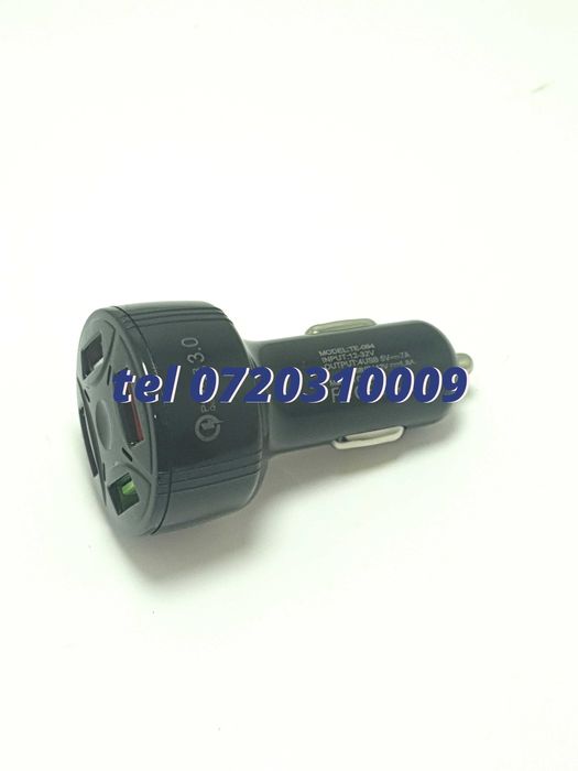 Superfastcharge Incarcator Auto Cu Patru Porturi Usb Partycharge