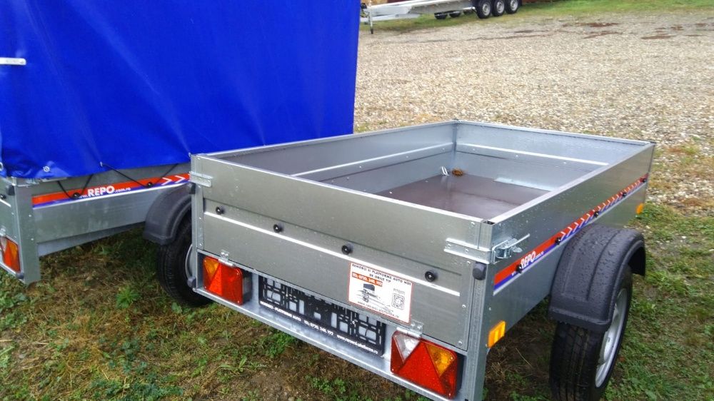Remorca 750kg, Repo RRS ( 210cm x 115 cm), 1 axa, NOUA, OFERTA!