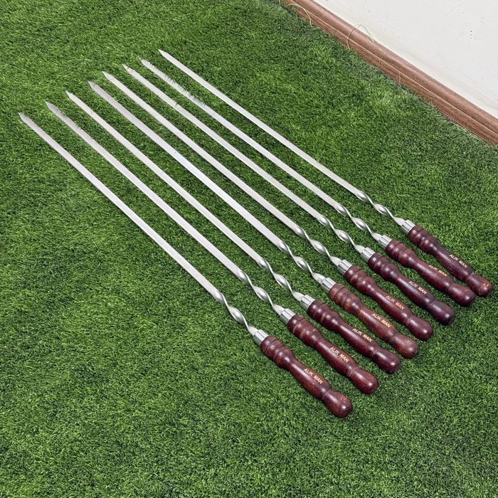 Шампур с деревянные ручки 70 см dastalik six