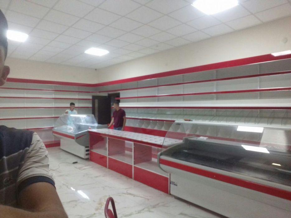 магазинлар Учун полкалар исталган ваиантларда