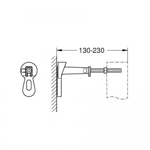 GROHE RAPID SL Стенни планки за монтаж