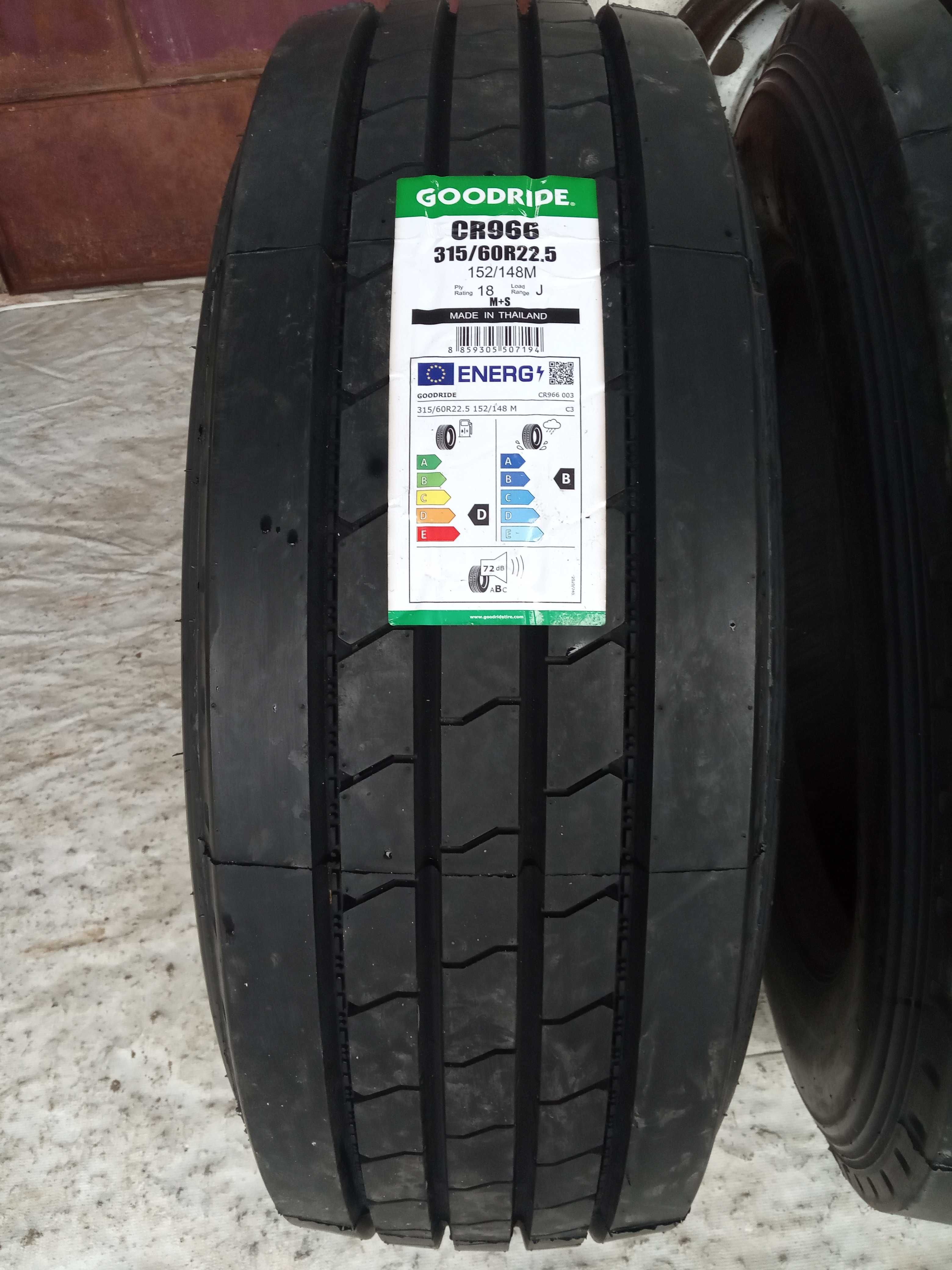 Нови товарни гуми 315/60R22.5 Goodride CR966 152M M+S DOT4324 Thailand