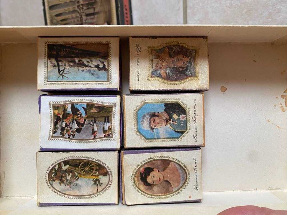 Комплект, колекция руски кибрити Война и мир