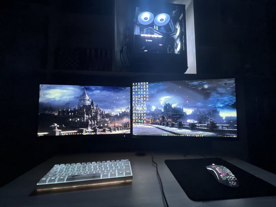 Gaming компютър + монитор