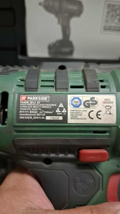 Гайковерт Parkside