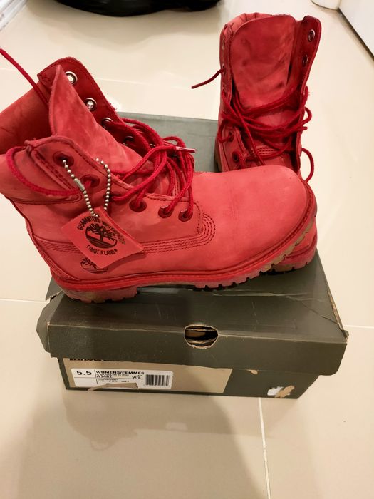 Ghete piele Timberland,nr 35.