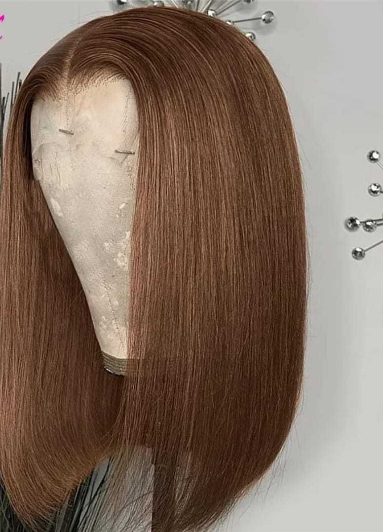 Peruca satena 100% par natural uman dantela lace NOUA bob