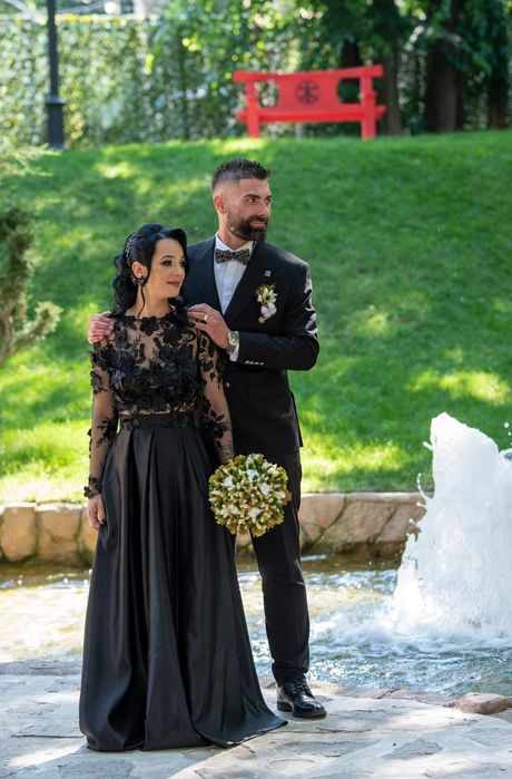 Rochie lungă 3d nașă
