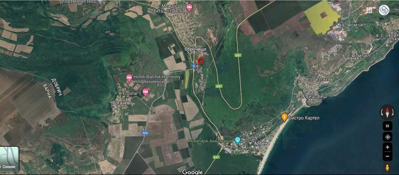 Продава се Парцел в с. Оброчище, Област Добрич - 1080 кв.м за 30 €/кв.м - Снимка #2