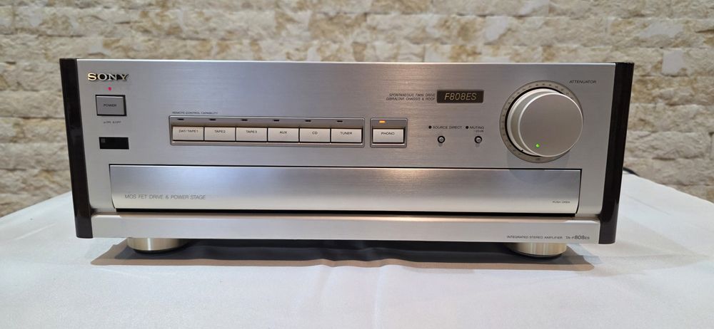 Vand amplificator/statie Sony TA-F808ES Gold seria Esprit made JAPAN