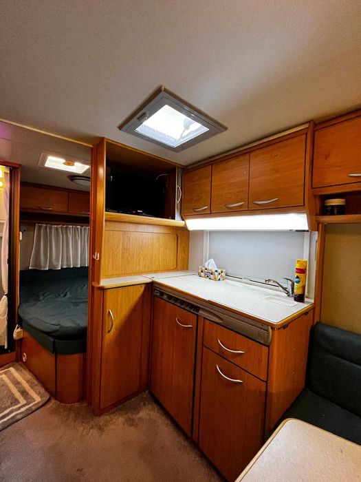 Rulota KNAUS blue line cu panou si boiler gaz -schimb cu fiat ducato