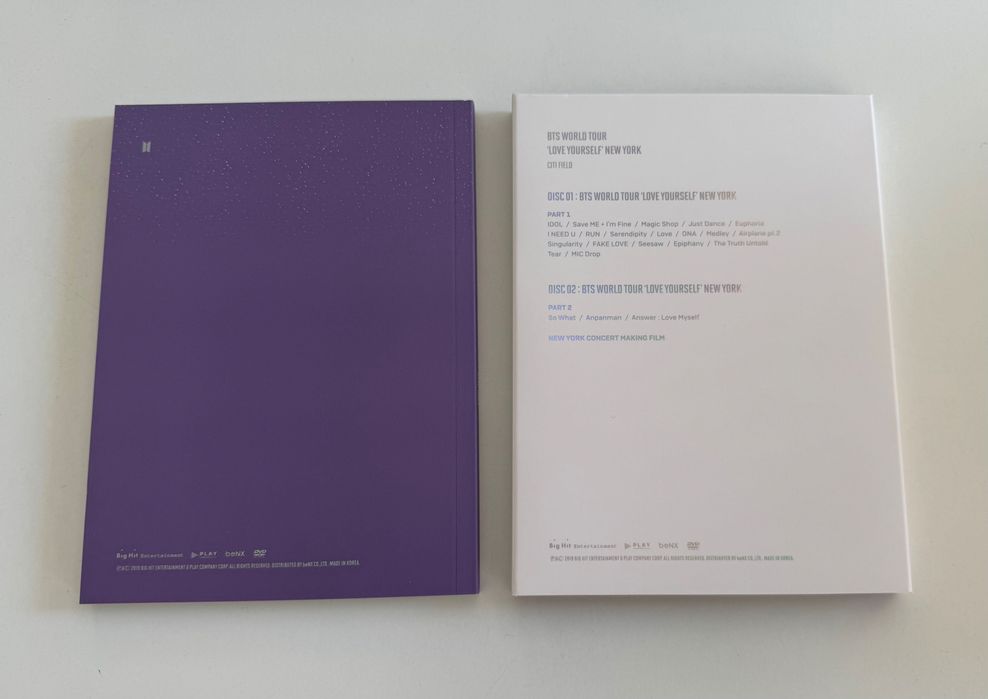 BTS bts World Tour Love Yourself New York DVD