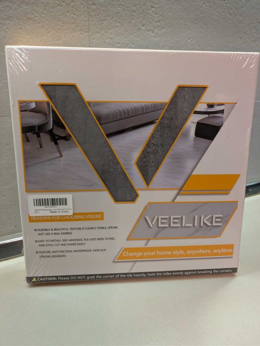 VEELIKE Pardoseală autoadeziva din PVC, Aspect Beton