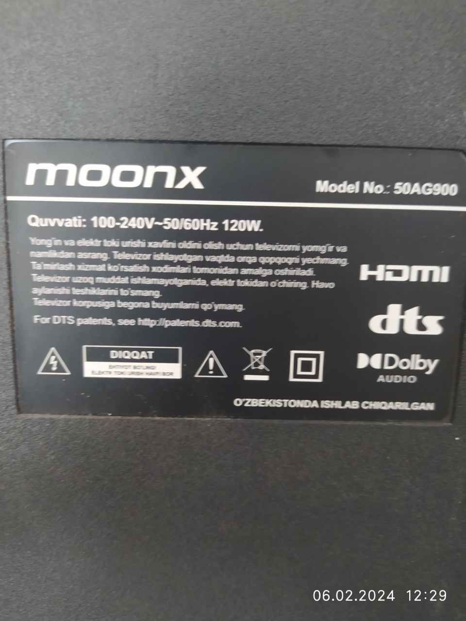 Televizor MOONX 50 ag900