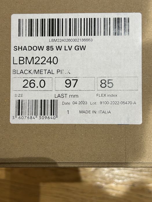 Дамски ски обувки Lange Shadow 85 W LV GW, 26.0 номер