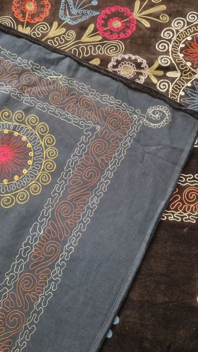 Антикварные винтажные сюзане вышивка национальные ткани