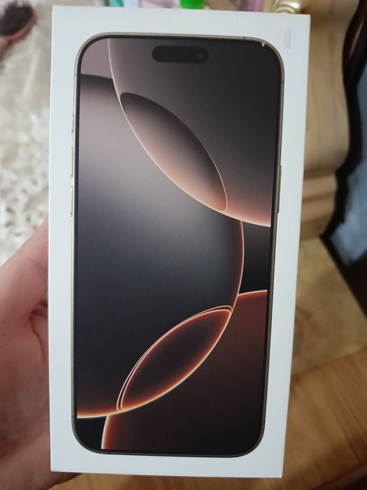 iPhone 16 pro maks 256 taliy gold srochna sotiladi