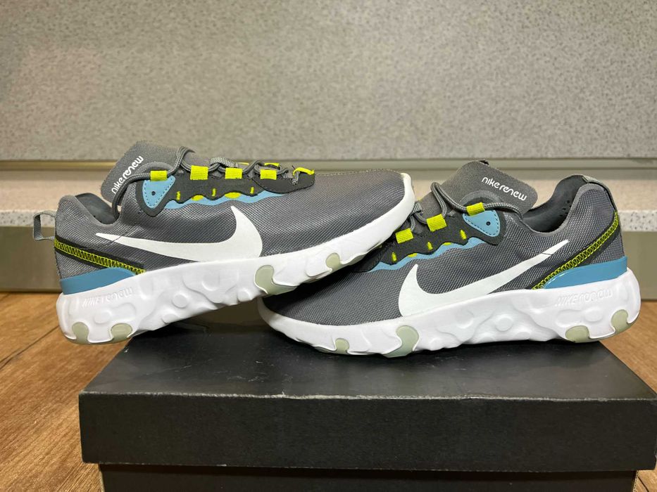 ОРИГИНАЛНИ *** Nike Renew Element 55 'Gray Blue Yellow'
