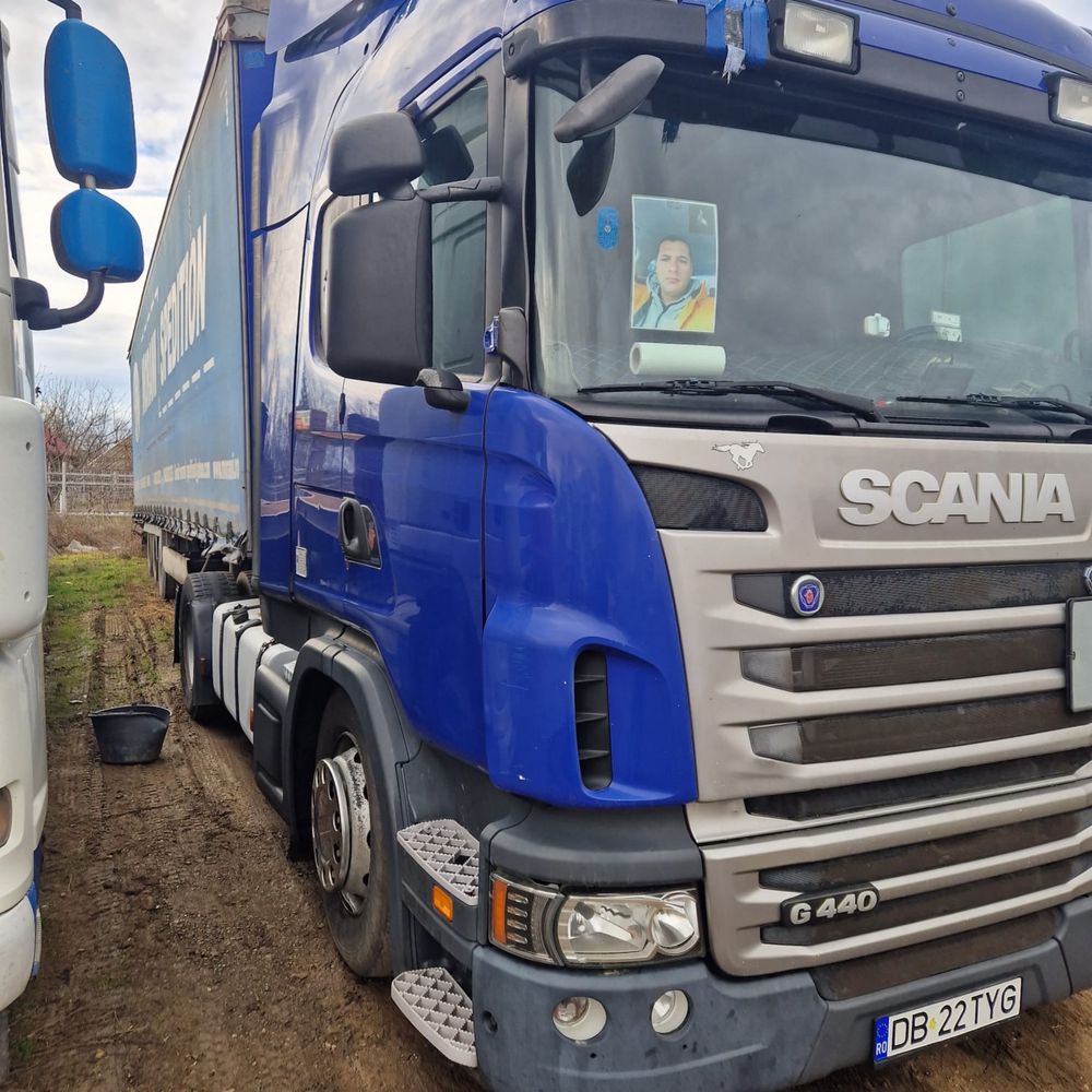 Vand ansablu Cap tractor Scania + semiremorca