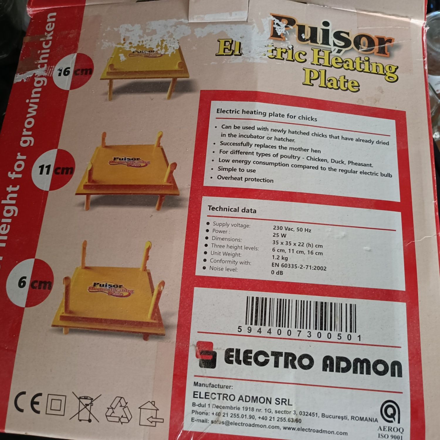 Incubator Cleo 5 DTH automatic