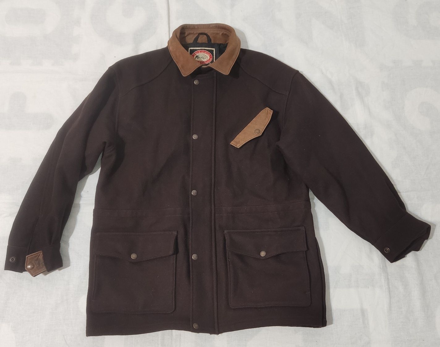 Geaca The Australian Outback mărime M/L bărbat vânator vânătoare lână