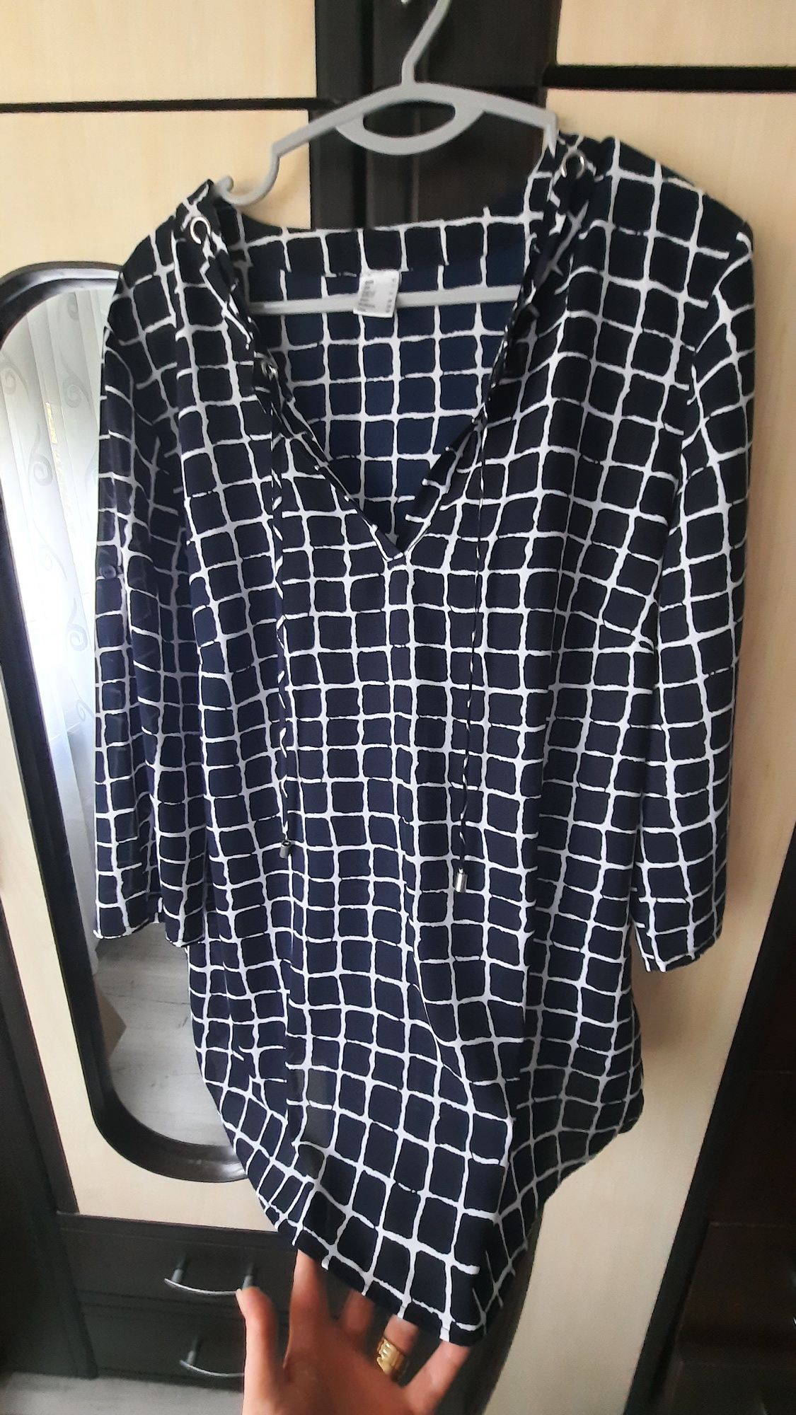 Bluză răcoroasă de vară, Mark&Spencer, mărime 42,mânecă trei sferturi