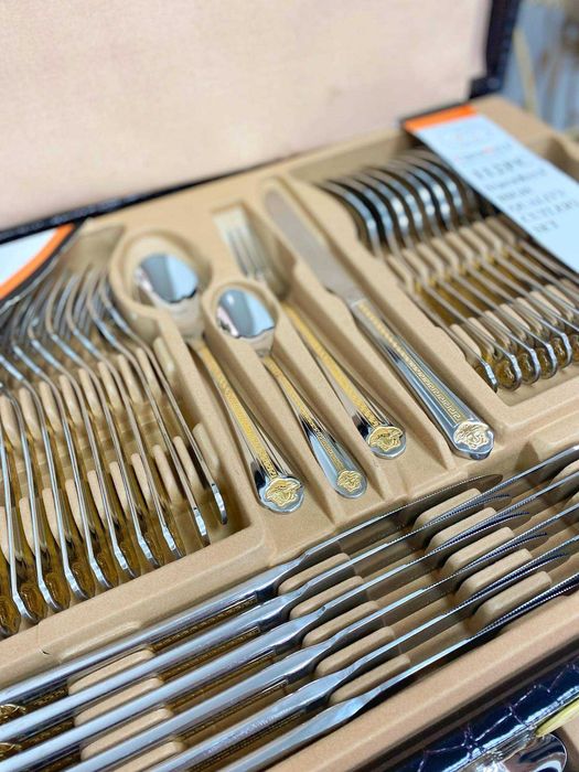 Прибори за хранене 112 части лукс