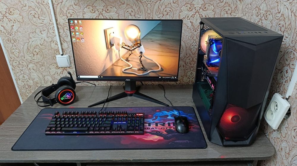 Core i7, RTX 3070 8Gb, Ram 16Gb, SSD 500 Gb, HDD 1Tb, Full HD 144GHz